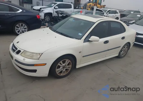 2006 Saab 9-3 2.0T z USA, uszkodzony, nr VIN YS3FD49Y361006563